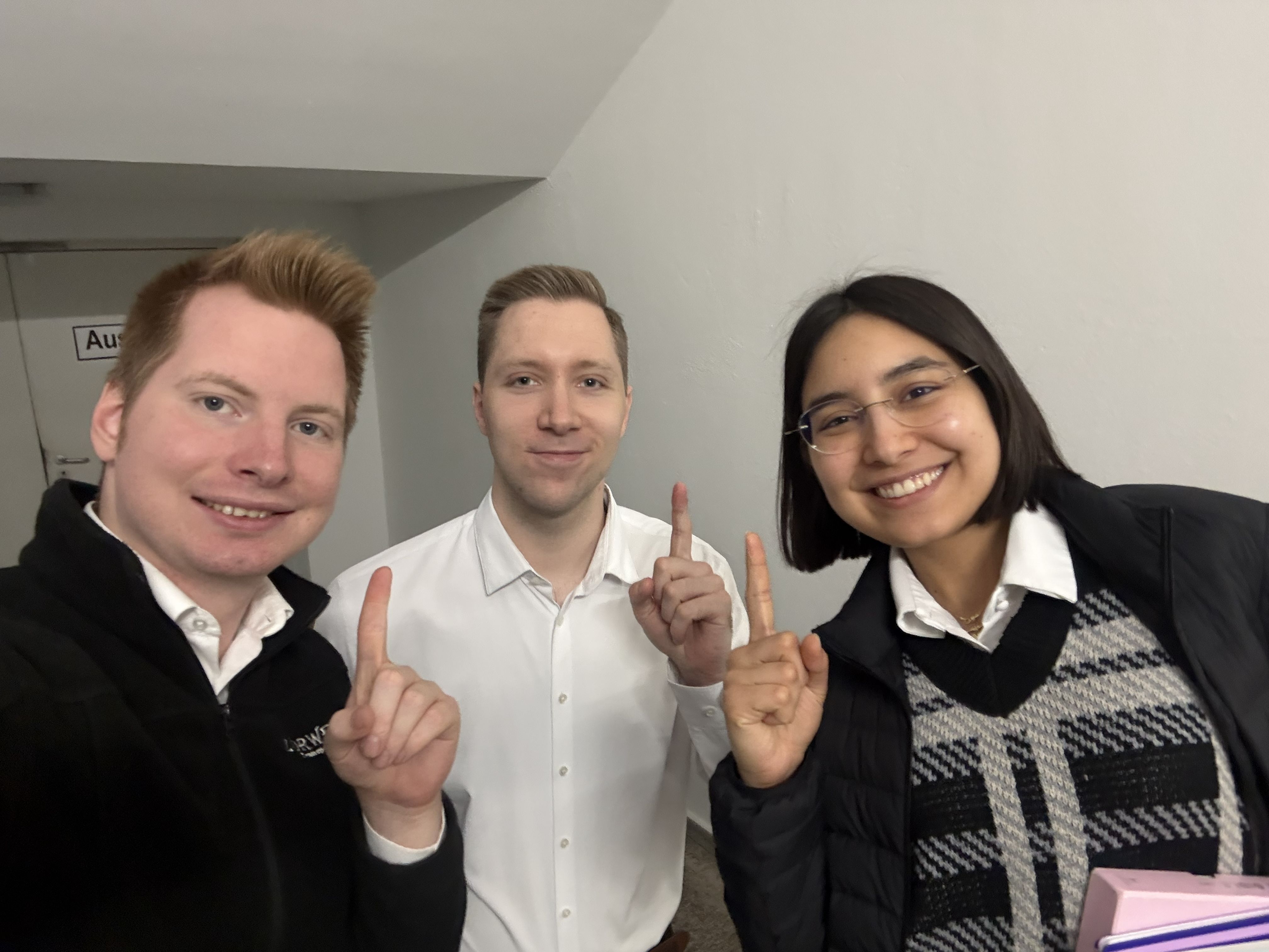 Gründerteam: Drei Menschen in Wien